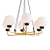 Andresa Chandelier: Elegant 6-Ball Lighting 3D model small image 1