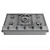 Samsung Stainless Steel Gas Hob - 90*50 cm 3D model small image 5