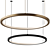 RIO Suspension Light: Contemporary Elegance 3D model small image 1