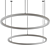 RIO Suspension Light: Contemporary Elegance 3D model small image 2