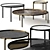 Elegant Campos Coffee Tables Set 3D model small image 1