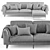 Title: OHIO Sofa: Exceptional Comfort and Style 3D model small image 6