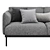 Ikea Äpplaryd 3-Seater Sofa with Chaise Longue 3D model small image 5