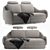 Calilla: Innovative Sofa by Natuzzi Italia 3D model small image 1