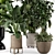Ferm Living Bau Pot Large - Set 290: Stylish Indoor Plants 3D model small image 4