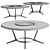 Elegant Astrum Round Table by Maxalto 3D model small image 2