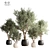 34cm Indoor Plant Stand: Stylish & Space-Saving 3D model small image 2