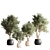34cm Indoor Plant Stand: Stylish & Space-Saving 3D model small image 3
