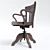 Title: Vintage USA Office Chair 3D model small image 2