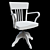 Title: Vintage USA Office Chair 3D model small image 6