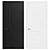 Modern Interior Door 2200 mm - Vray Render 3D model small image 1