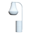 Elegant Arren Teardrop Table Lamp 3D model small image 4