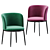 Elegant Filmore Dining Chair 3D model small image 2