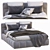 Lecomfort Gaucho Bed: Luxurious Comfort in a Sleek Design 3D model small image 2