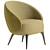 Elegant Nova Helen Armchair 3D model small image 1