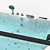 EAGO Whirlpool Bath: Relax and Revitalize 3D model small image 2