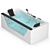 EAGO Whirlpool Bath: Relax and Revitalize 3D model small image 11