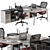 Ultimate Office Furniture Set 3D model small image 1