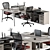 Ultimate Office Furniture Set 3D model small image 2
