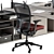 Ultimate Office Furniture Set 3D model small image 3