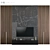 Modern TV Wall Mount Set 3D model small image 1