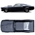 Vintage 1969 Ford Mustang 3D model small image 5