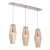 Modern Triple-Light Chandelier 3D model small image 1