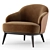 Sleek and Stylish ARMCHAIRS by Minotti 3D model small image 2