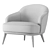 Sleek and Stylish ARMCHAIRS by Minotti 3D model small image 5