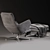 Grand Vitra: Stylish and Adjustable Lounge Chair 3D model small image 4