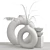 Chic Floral Vases: H&M HOME 3D model small image 3