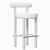 Sleek Gropius Bar Chair 3D model small image 1