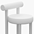 Sleek Gropius Bar Chair 3D model small image 6