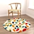 Versatile Set of 8 Rugs: 3D Models for Stunning Renders 3D model small image 3