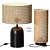 Natural Rattan Twig Cane Lamp 3D model small image 1