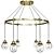 Elegant Rose City Chandelier 3D model small image 1