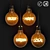 Title (English): Gauss LED Filament Ball Lamps

Title (Russian): Лампы Gauss LED с филамент 3D model small image 1