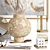 Elegant Decor Set: Vases, Clock, Mirror, Lamp 3D model small image 2