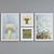 Modern Oil Painting Picture Frame Set 3D model small image 4