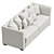 Elegant Neapol Sofa: Comfortable and Stylish 3D model small image 3