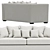 Elegant Neapol Sofa: Comfortable and Stylish 3D model small image 4