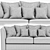 Elegant Neapol Sofa: Comfortable and Stylish 3D model small image 5