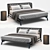 Elegant Meridiani Edoardo Bed Set 3D model small image 1