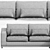 Transformable Sofa Darvin: Comfort and Versatility 3D model small image 6