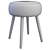 Modern Carter Stool: Stylish Seating 3D model small image 4