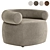 Cozy Sarah Ellison Huggy Armchair 3D model small image 3