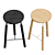 Minimalist Scandinavian Bar Stool 3D model small image 4