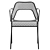 Mesh Armchair: Sleek and Stylish by Bludot 3D model small image 2