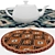 Round Rug Set: Versatile and Realistic 3D Models 3D model small image 4