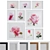 Modern Rose Watercolor Picture Frame Set 3D model small image 1